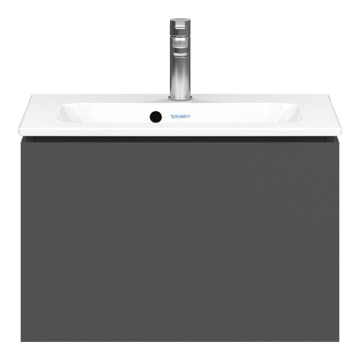 Duravit Waschtischunterschrank Compact L-Cube 62x39,1cm, graph ma, 1 Ausz., wandhängend