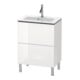 Duravit Waschtischunterschrank Compact L-Cube 62x39,1cm, graph ma, 2 Auszüge, stehend