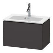 Duravit Waschtischunterschrank Compact L-Cube 62x39,1cm, graph matt, 1 Ausz., wandhängend-1