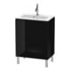Duravit Waschtischunterschrank Compact L-Cube 62x39,1cm, sw hgl, 2 Auszüge, stehend-1