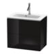 Duravit Waschtischunterschrank Compact L-Cube 62x39,1cm, sw hgl, 2 Schub., wandhängend-1