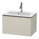 Duravit Waschtischunterschrank Compact L-Cube 62x39,1cm, Tau matt, 1 Ausz., wandhängend-1