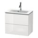 Duravit Waschtischunterschrank Compact L-Cube 62x39,1cm, we. hgl, 2 Schub., wandhängend-1