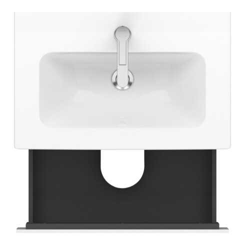 Duravit Waschtischunterschrank Compact L-Cube 62x39,1cm, we. hgl, 2 Schub., wandhängend