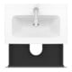 Duravit Waschtischunterschrank Compact L-Cube 62x39,1cm, we. hgl, 2 Schub., wandhängend