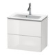 Duravit Waschtischunterschrank Compact L-Cube 62x39,1cm, we. hgl, 2 Schub., wandhängend-1