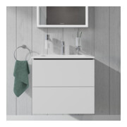 Duravit Waschtischunterschrank Compact L-Cube 62x39,1cm, we. ma, 2 Schub., wandhängend-4