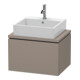 Duravit Waschtischunterschrank Compact L-Cube 62x47,7cm, bas. ma, f Konsole, 1 Auszug-1