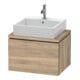 Duravit Waschtischunterschrank Compact L-Cube 62x47,7cm, Ei marm., f Konsole, 1 Auszug-1