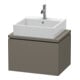 Duravit Waschtischunterschrank Compact L-Cube 62x47,7cm, f Gr s-matt, f Kons, 1 Ausz.-1
