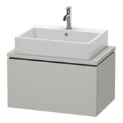 Duravit Waschtischunterschrank Compact L-Cube 72x47,7cm, betongr ma, f Kons, 1 Auszug