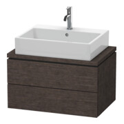 Duravit Waschtischunterschrank Compact L-Cube 72x47,7cm, E dkl. geb., f Kons, 2 Schub.
