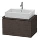 Duravit Waschtischunterschrank Compact L-Cube 72x47,7cm, Ei dkl. geb., f Kons, 1 Ausz.-1