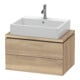 Duravit Waschtischunterschrank Compact L-Cube 72x47,7cm, Ei marm., f Kons, 2 Schub.-1