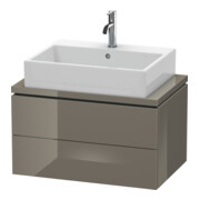 Duravit Waschtischunterschrank Compact L-Cube 72x47,7cm, f Gr hgl, f Kons, 2 Schub.