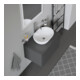 Duravit Waschtischunterschrank Compact L-Cube 72x47,7cm, graph ma, f Kons, 2 Schub.