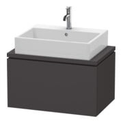 Duravit Waschtischunterschrank Compact L-Cube 72x47,7cm, graph matt, f Kons, 1 Auszug
