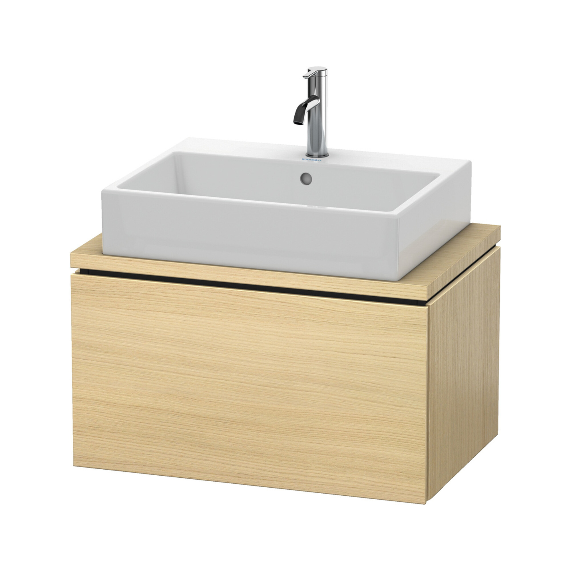 Duravit Waschtischunterschrank Compact L-Cube 72x47,7cm, med. Ei, f Konsole, 1 Auszug