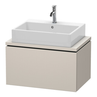 Duravit Waschtischunterschrank Compact L-Cube 72x47,7cm, Tau ma, für Konsole, 1 Auszug