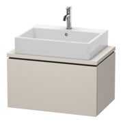 Duravit Waschtischunterschrank Compact L-Cube 72x47,7cm, Tau ma, für Konsole, 1 Auszug