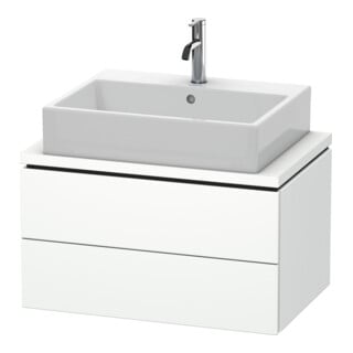 Duravit Waschtischunterschrank Compact L-Cube 72x47,7cm, we. ma, f Kons, 2 Schubkästen
