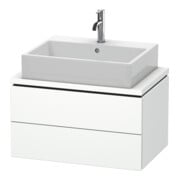 Duravit Waschtischunterschrank Compact L-Cube 72x47,7cm, we. ma, f Kons, 2 Schubkästen