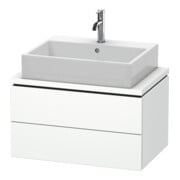 Duravit Waschtischunterschrank Compact L-Cube 72x47,7cm, we. matt, f Kons, 2 Schub.