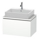 Duravit Waschtischunterschrank Compact L-Cube 72x47,7cm, we. matt, f Konsole, 1 Auszug-1