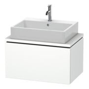 Duravit Waschtischunterschrank Compact L-Cube 72x47,7cm, we. matt, f Konsole, 1 Auszug