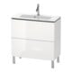 Duravit Waschtischunterschrank Compact L-Cube 82x39,1cm, bas. matt, 2 Auszüge, stehend-2
