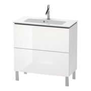 Duravit Waschtischunterschrank Compact L-Cube 82x39,1cm, Ei marm., 2 Auszüge, stehend-3
