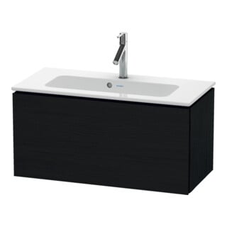 Duravit Waschtischunterschrank Compact L-Cube 82x39,1cm, Ei sw, 1 Auszug, wandhängend