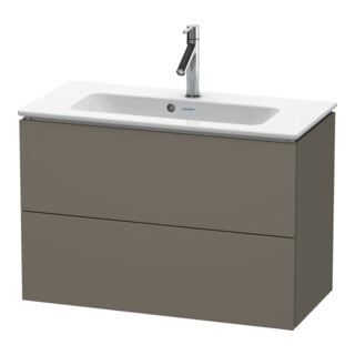 Duravit Waschtischunterschrank Compact L-Cube 82x39,1cm, f Gr s-matt, 2 Schub., wandhängend