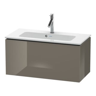 Duravit Waschtischunterschrank Compact L-Cube 82x39,1cm, flan. Gr hgl, 1 Ausz., wandhängend