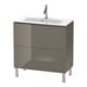 Duravit Waschtischunterschrank Compact L-Cube 82x39,1cm, flan. Gr hgl, 2 Ausz., steh.-1