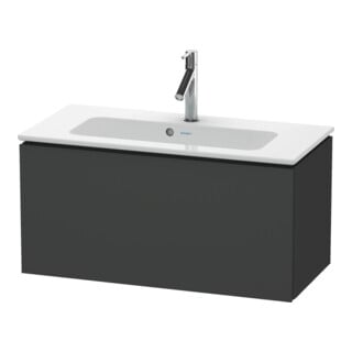 Duravit Waschtischunterschrank Compact L-Cube 82x39,1cm, graph ma, 1 Ausz., wandhängend