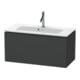 Duravit Waschtischunterschrank Compact L-Cube 82x39,1cm, graph ma, 1 Ausz., wandhängend-1
