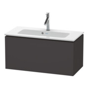 Duravit Waschtischunterschrank Compact L-Cube 82x39,1cm, graph matt, 1 Ausz., wandhängend