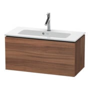 Duravit Waschtischunterschrank Compact L-Cube 82x39,1cm, Nussb Nat, 1 Ausz., wandhängend