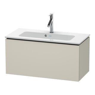 Duravit Waschtischunterschrank Compact L-Cube 82x39,1cm, Tau ma, 1 Auszug, wandhängend