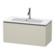 Duravit Waschtischunterschrank Compact L-Cube 82x39,1cm, Tau ma, 1 Auszug, wandhängend-1