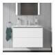 Duravit Waschtischunterschrank Compact L-Cube 82x39,1cm, we. hgl, 2 Schub., wandhängend-5