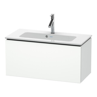Duravit Waschtischunterschrank Compact L-Cube 82x39,1cm, we. ma, 1 Auszug, wandhängend