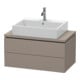 Duravit Waschtischunterschrank Compact L-Cube 82x47,7cm, bas. ma, f Kons, 2 Schub.-1