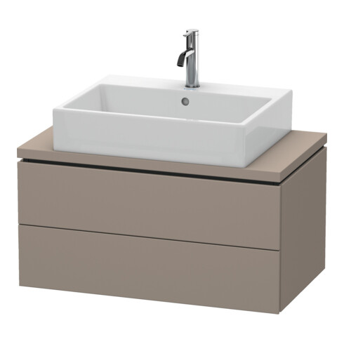 Duravit Waschtischunterschrank Compact L-Cube 82x47,7cm, bas. ma, f Kons, 2 Schub.