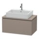 Duravit Waschtischunterschrank Compact L-Cube 82x47,7cm, bas. ma, f Konsole, 1 Auszug-1