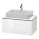 Duravit Waschtischunterschrank Compact L-Cube 82x47,7cm, bas. ma, f Konsole, 1 Auszug-2