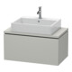 Duravit Waschtischunterschrank Compact L-Cube 82x47,7cm, betongr ma, f Kons, 1 Auszug-1