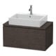 Duravit Waschtischunterschrank Compact L-Cube 82x47,7cm, Ei dkl. geb., f Kons, 1 Ausz.-1