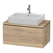 Duravit Waschtischunterschrank Compact L-Cube 82x47,7cm, Ei marm., f Konsole, 1 Auszug